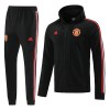 Chaqueta De Entrenamiento Con Capucha Manchester United 2022-23 Negra - Hombre